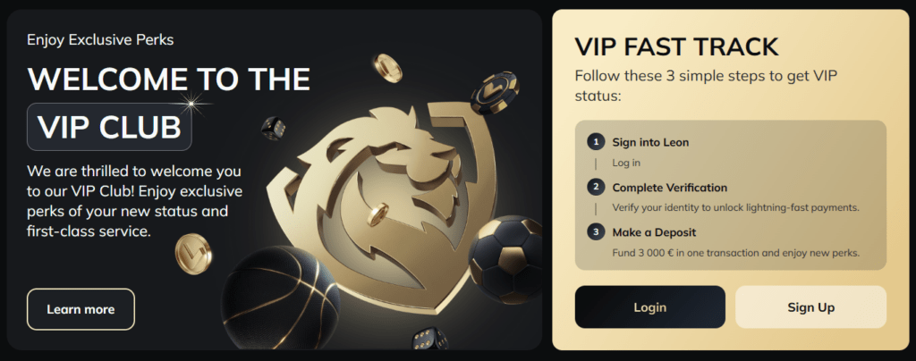 leon casino vip